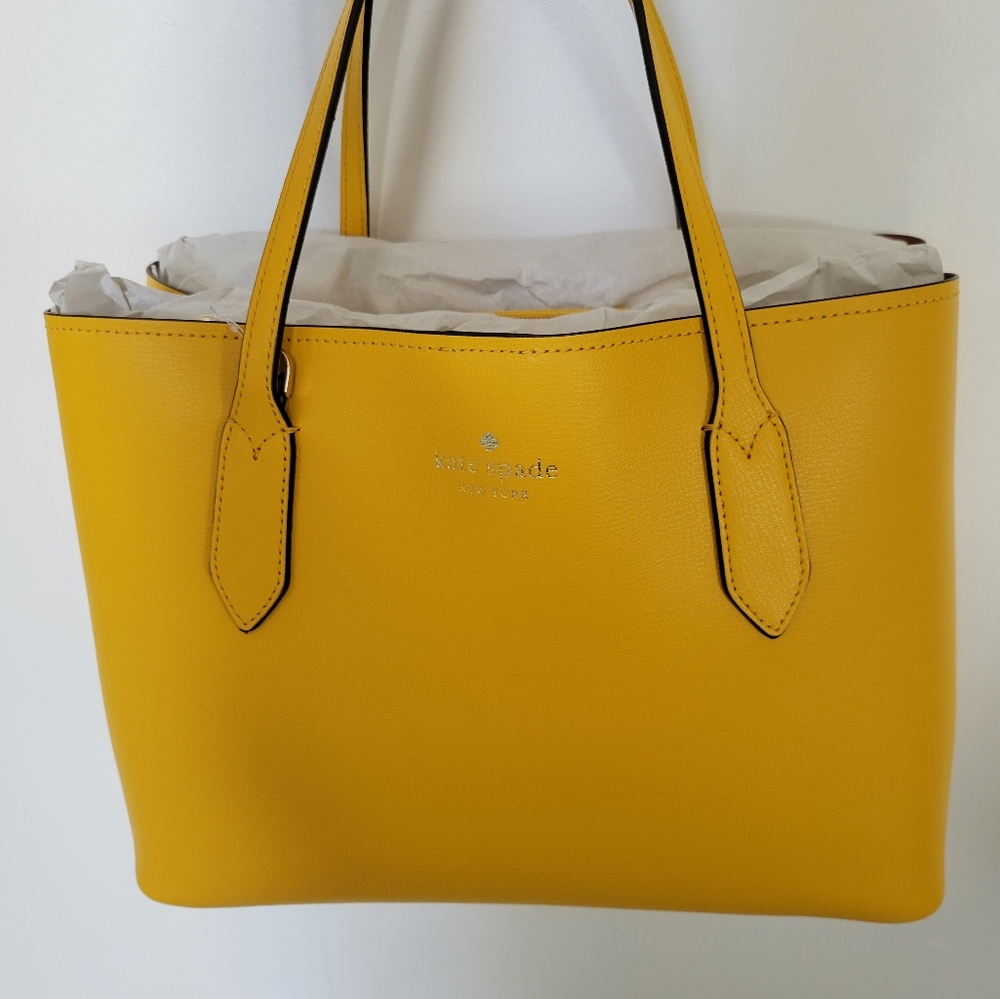 Kate Spade NWT Harper Satchel in Sunflower Field - Picture 6 of 10